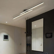 Plafonnier LED linéaire noir orientable | PIKON
