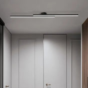 Plafonnier LED linéaire noir orientable | PIKON