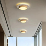 Plafonnier LED pierre et métal art déco | HISO