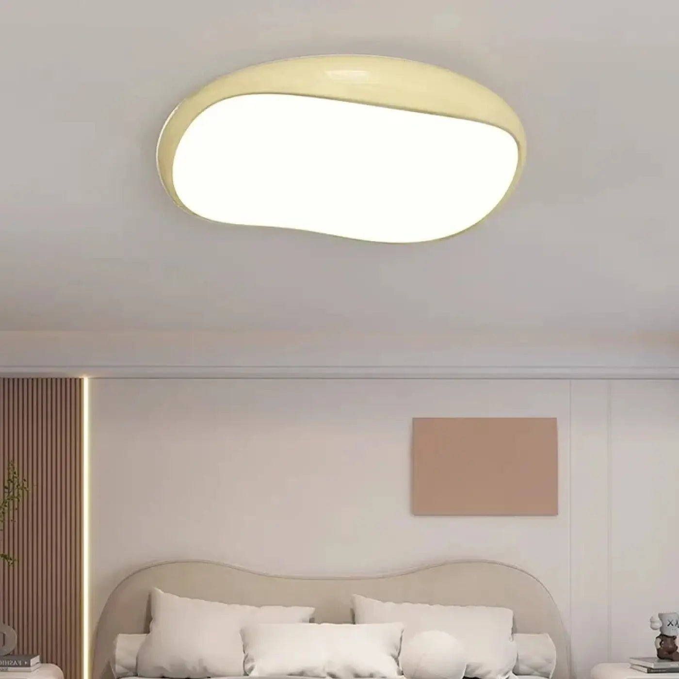 Plafonnier LED rond blanc pour couloir moderne | RERAHI