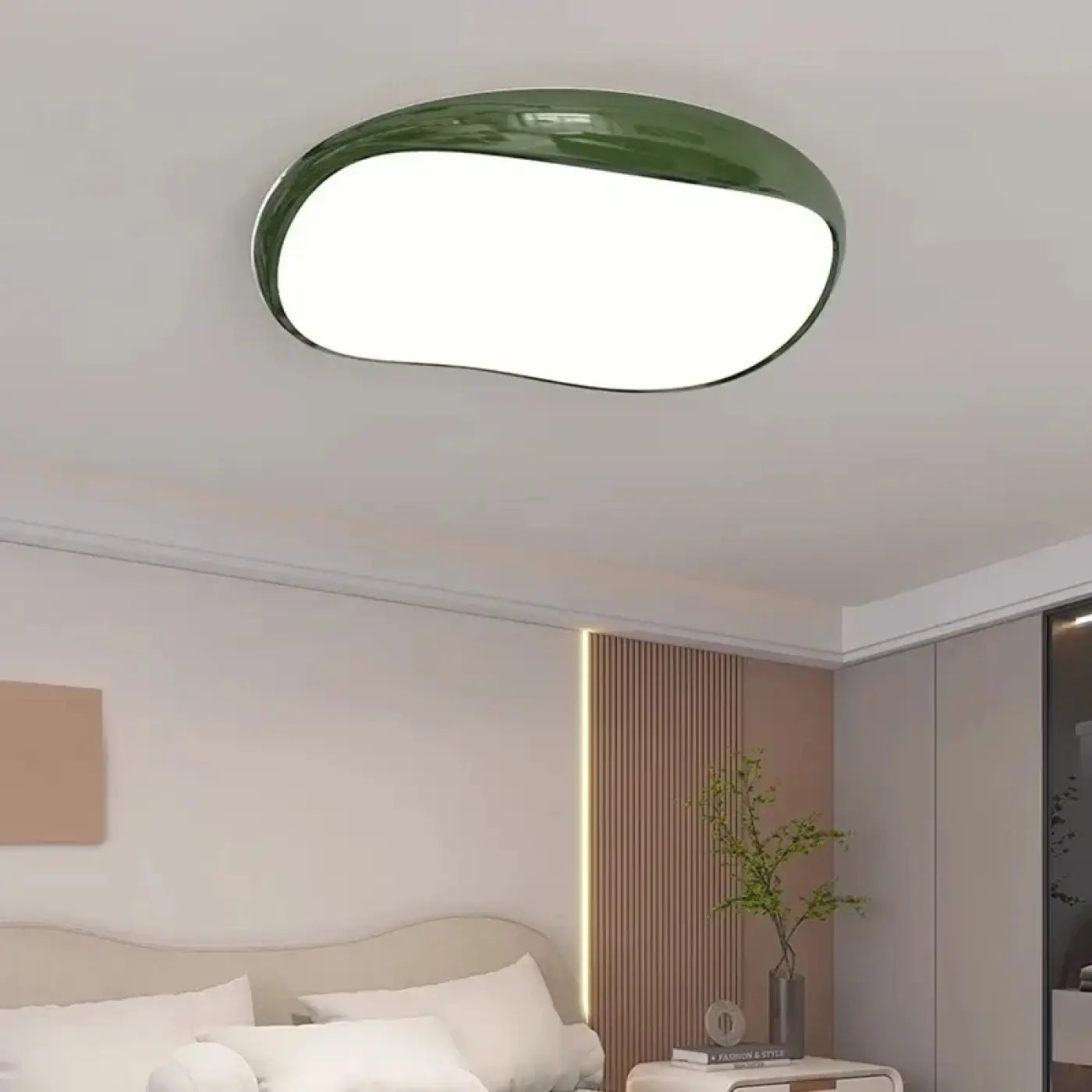 Plafonnier LED rond blanc pour couloir moderne | RERAHI