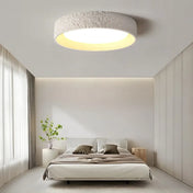 Plafonnier LED résine blanc moderne | KIVOK