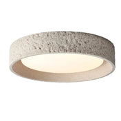 Plafonnier LED résine blanc moderne | KIVOK