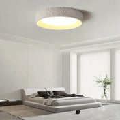 Plafonnier LED résine blanc moderne | KIVOK