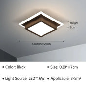Plafonnier LED aluminium noir et blanc moderne | PEME