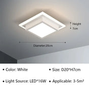 Plafonnier LED aluminium noir et blanc moderne | PEME
