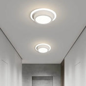 Plafonnier LED aluminium noir et blanc moderne | PEME