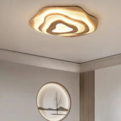 Plafonnier LED bois organique marron | BOVI