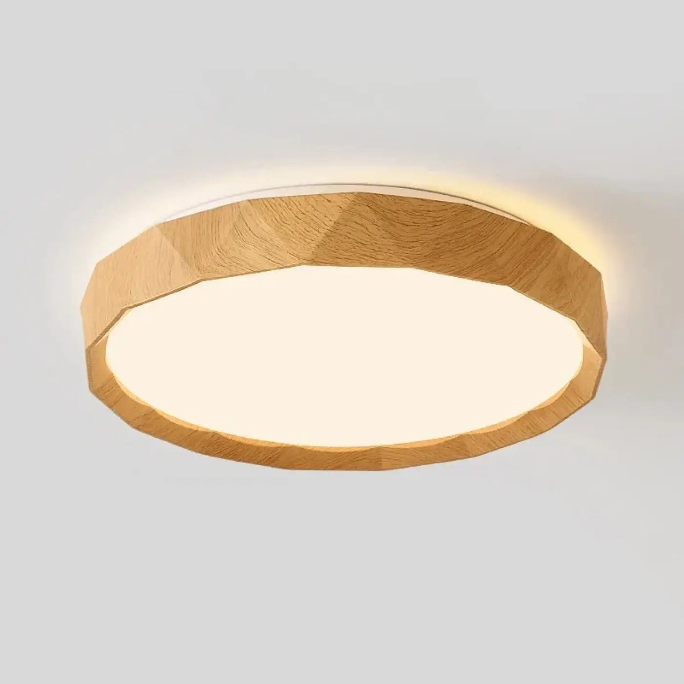 Plafonnier effet bois LED scandinave | ZOPELU