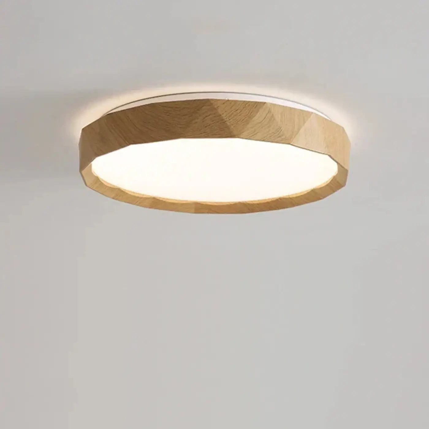 Plafonnier effet bois LED scandinave | ZOPELU