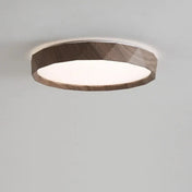 Plafonnier effet bois LED scandinave | ZOPELU