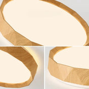 Plafonnier effet bois LED scandinave | ZOPELU
