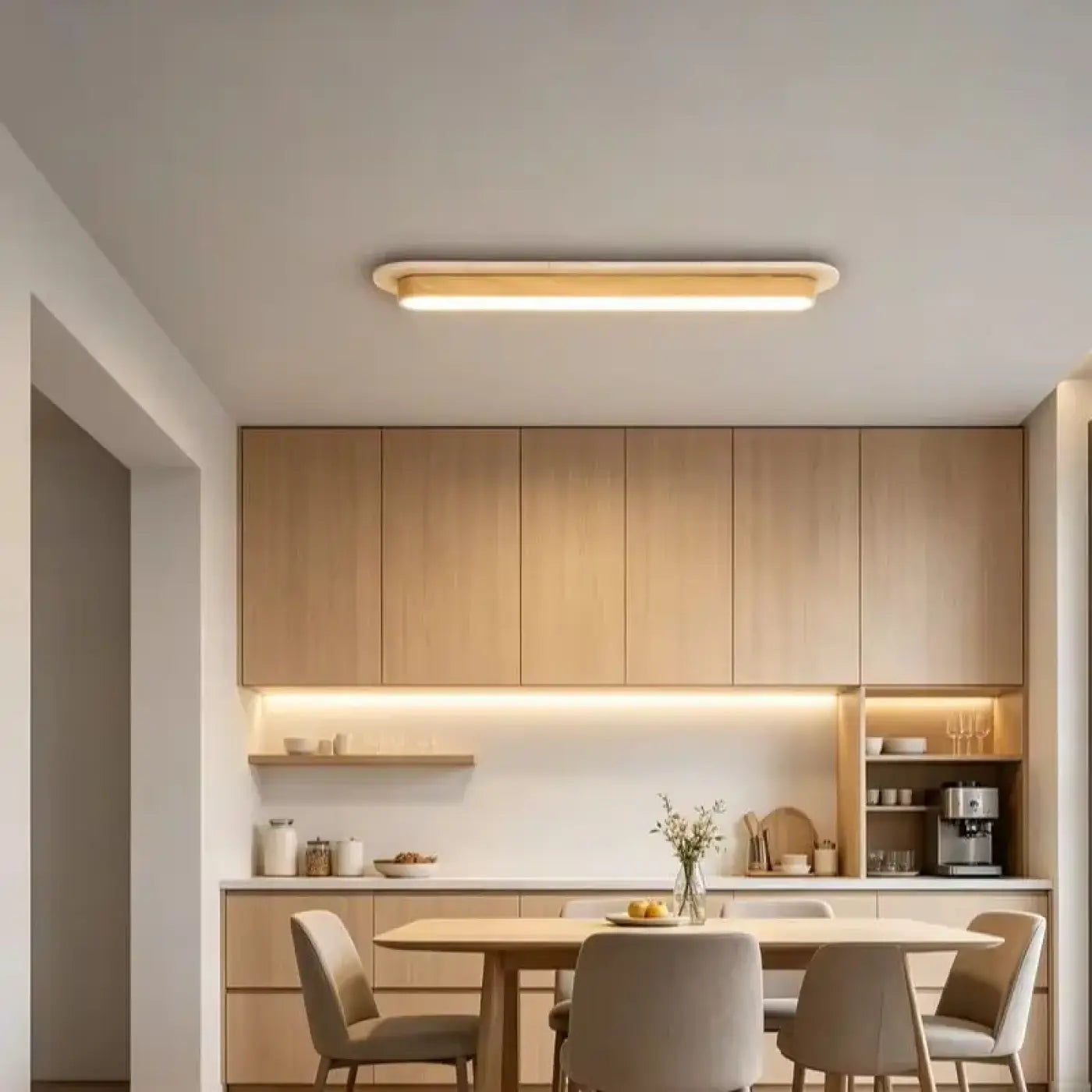 Plafonnier bois design scandinave moderne | RUTE