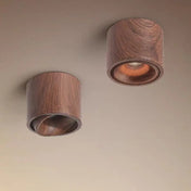 Plafonnier LED bois et aluminium dimmable | KIVUHEK