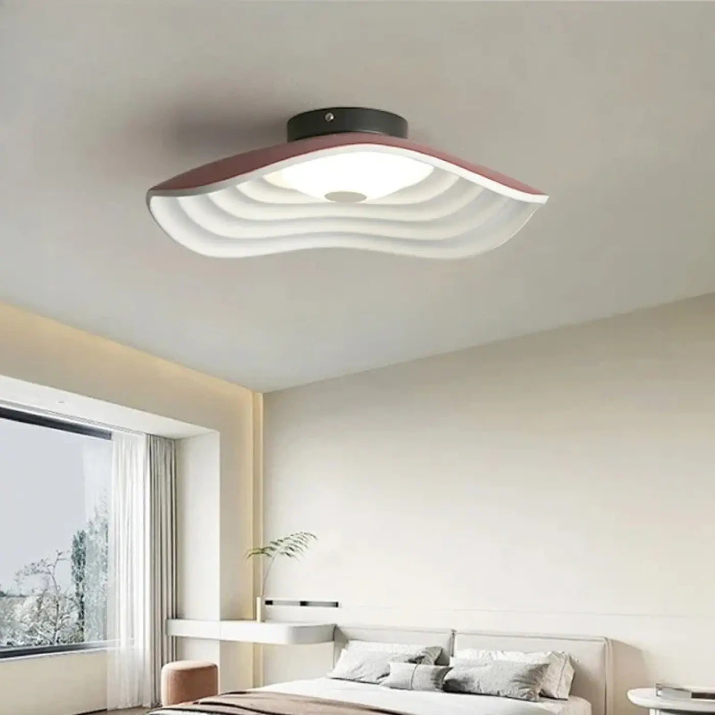 Plafonnier LED blanc moderne minimaliste | VONI