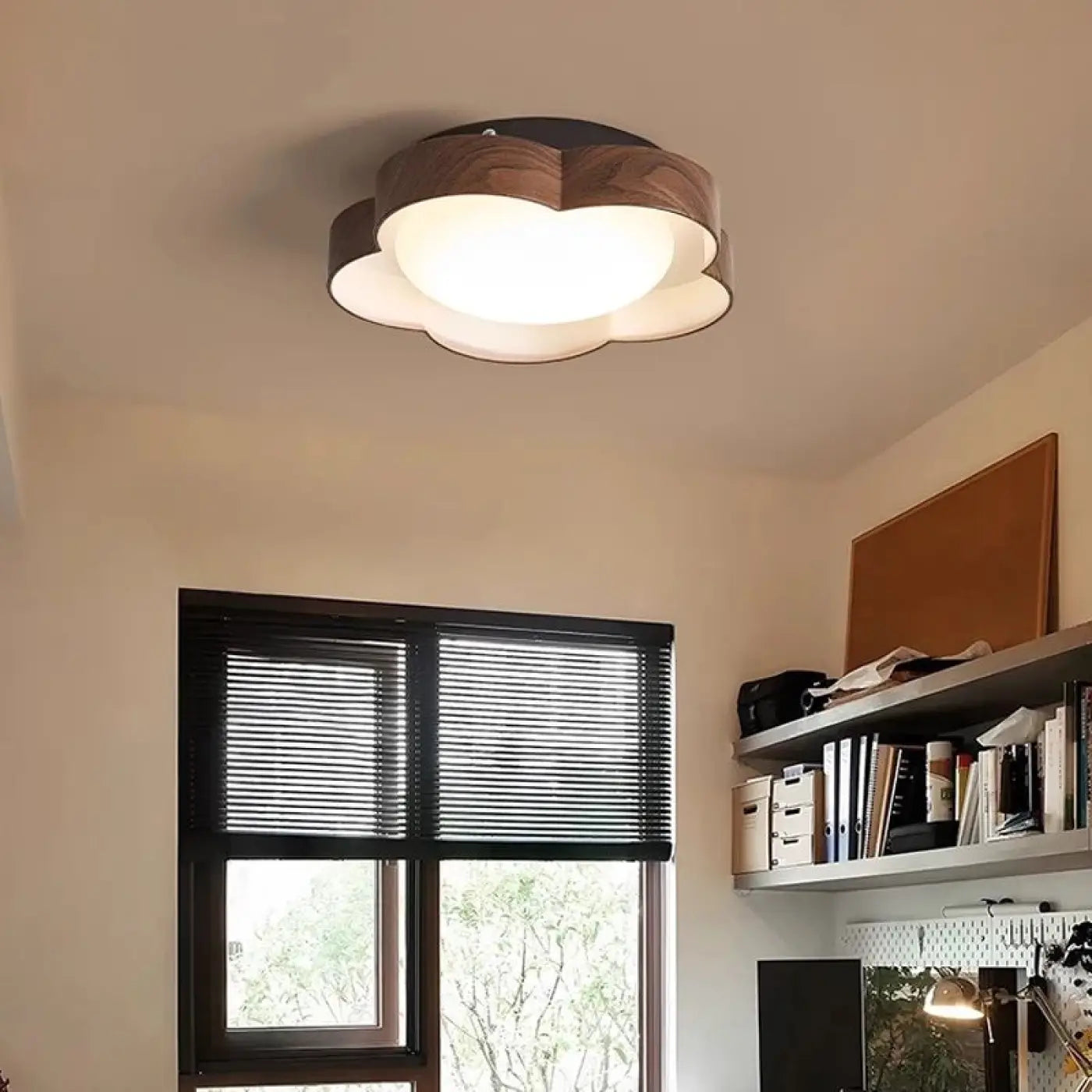 Plafonnier LED blanc design moderne | BIGEN