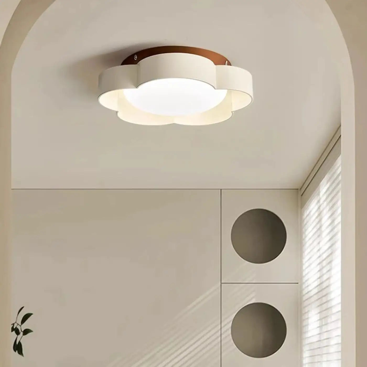 Plafonnier LED blanc design moderne | BIGEN