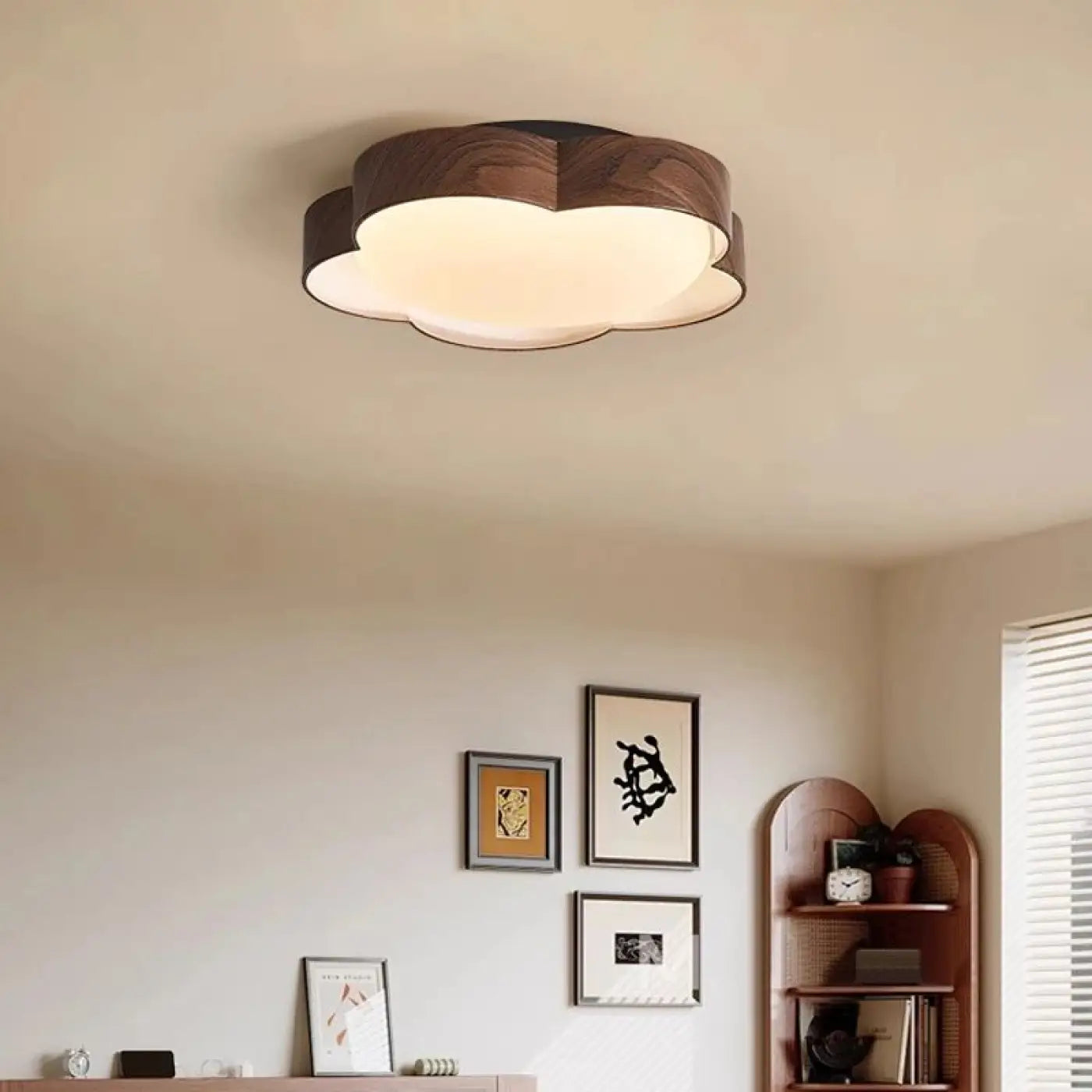 Plafonnier LED blanc design moderne | BIGEN