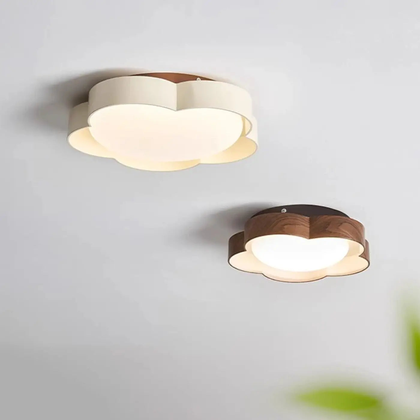 Plafonnier LED blanc design moderne | BIGEN