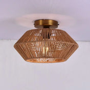 Plafonnier LED métal noir industriel moderne | DEPIZU