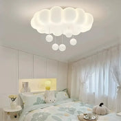 Plafonnier enfant blanc nuage suspensions LED | ZOGE