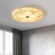Plafonnier albâtre marbre blanc moderne | KUKIK