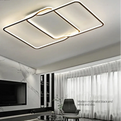 Plafonnier LED rond noir moderne industriel | VOGEHUK
