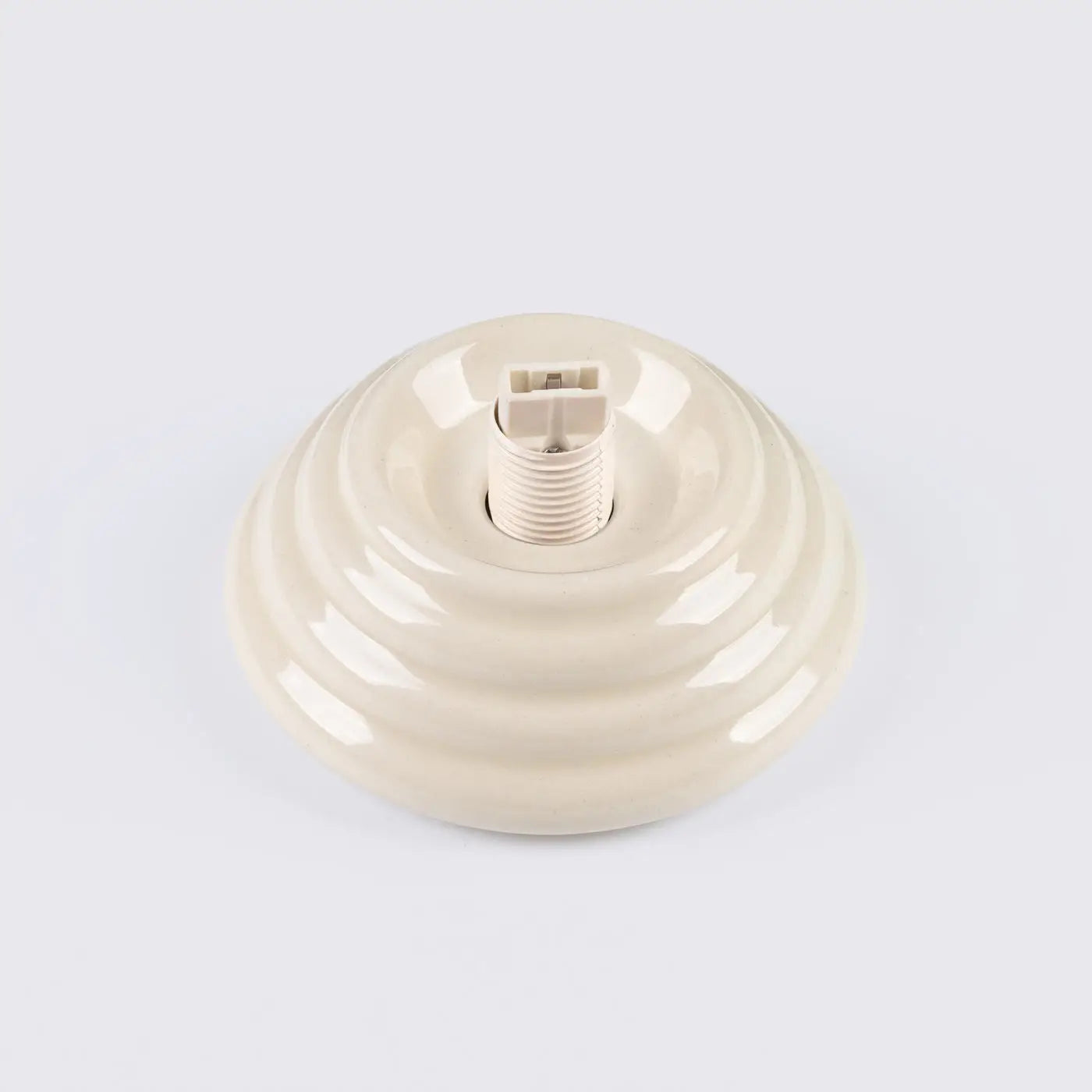 Plafonnier céramique beige minimaliste IP44 | GEGU