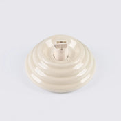 Plafonnier céramique beige minimaliste IP44 | GEGU