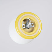 Plafonnier céramique jaune IP44 moderne | BAPIFU