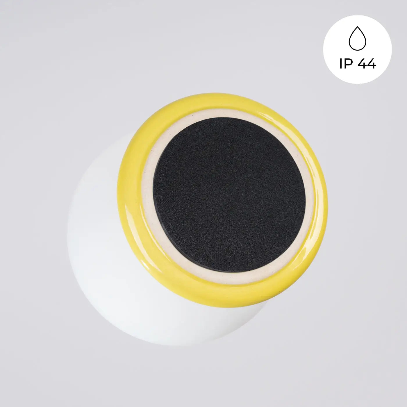 Plafonnier céramique jaune IP44 moderne | BAPIFU