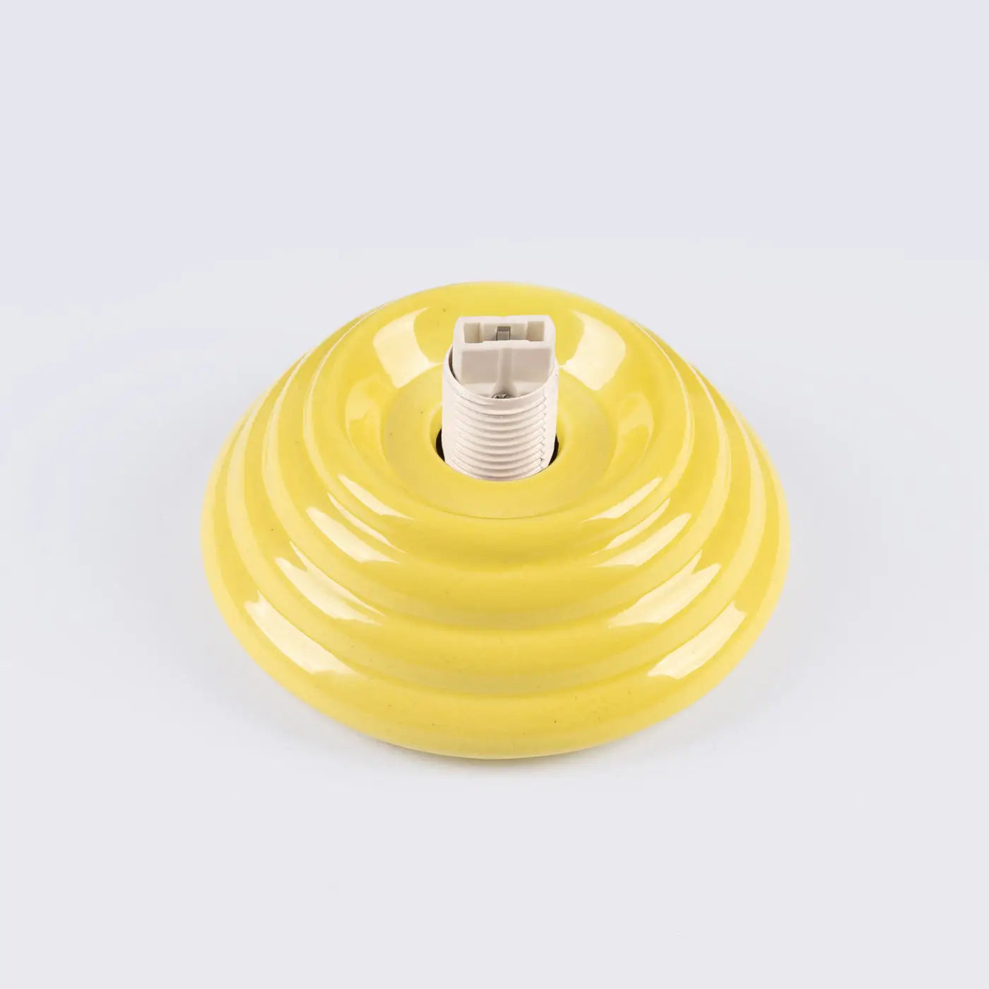 Plafonnier céramique jaune IP44 moderne | BAPIFU
