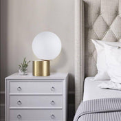 Gold art deco lamp | AURA
