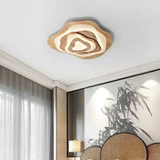 Plafonnier bois LED design moderne | KASA
