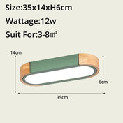 Plafonnier LED bois et verre design moderne | NABOHO