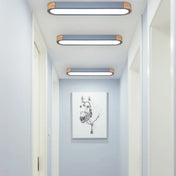Plafonnier LED bois et verre design moderne | NABOHO