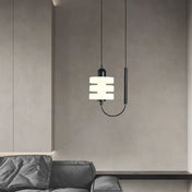 Plafonnier LED verre blanc moderne minimaliste | FALULE