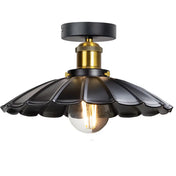 Plafonnier noir vintage industriel LED | DAHIR