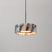Plafonnier LED marbre noir design original | SOGEKUS